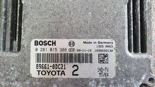 ΕΓΚΕΦΑΛΟΣ ECU TOYOTA Yaris 2009 1.4 Diesel - 0281015386 / 89661-0DC21 συμβατός και με  0281015393 0281015394 0281017820 0281017822  0281017134 0281019995 0281031060 0281015695-thumb-1