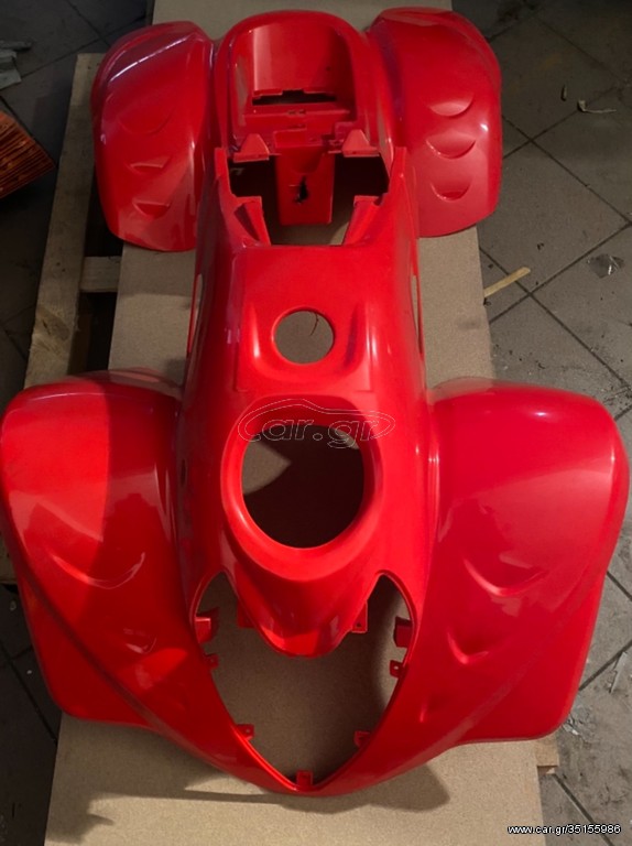 ΣΕΤ ΦΤΕΡΑ ΕΜΠΡΟΣ-ΠΙΣΩ CRAB(JW)50CC/100CC-CPI(ΚΟΚΚΙΝΟ),PARTS NO.T36-63511-0R-1D/FRONT FENDER+PARTS NO.T36-63521-0R-1D/REAR FENDER IN RED COLOR