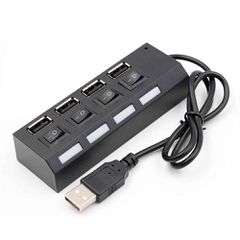ANDOWL Q-H4 USB2.0 HUB 4out Hi-Speed 500GB - ANDOWL