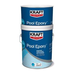 Χρώμα διαλύτου Pool Epoxy - Kraft Paints ΓΑΛΑΖΙΟ 9 litra
