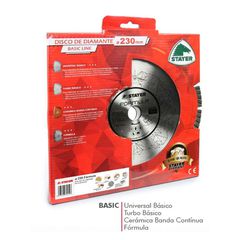 Διαμαντόδισκος Κοπής Ø 230 Basic Line Diamant STAYER (UNIVERSAL BÁSICO)-thumb-1