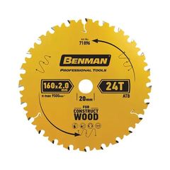 Πριονόδισκος Construct Wood 184mm 71898 Benman