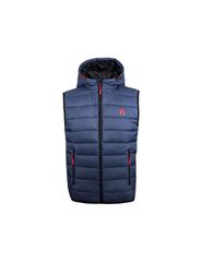 Alpinus Αμάνικο Ανδρικό Μπουφάν Puffer Μαύρο BR43351