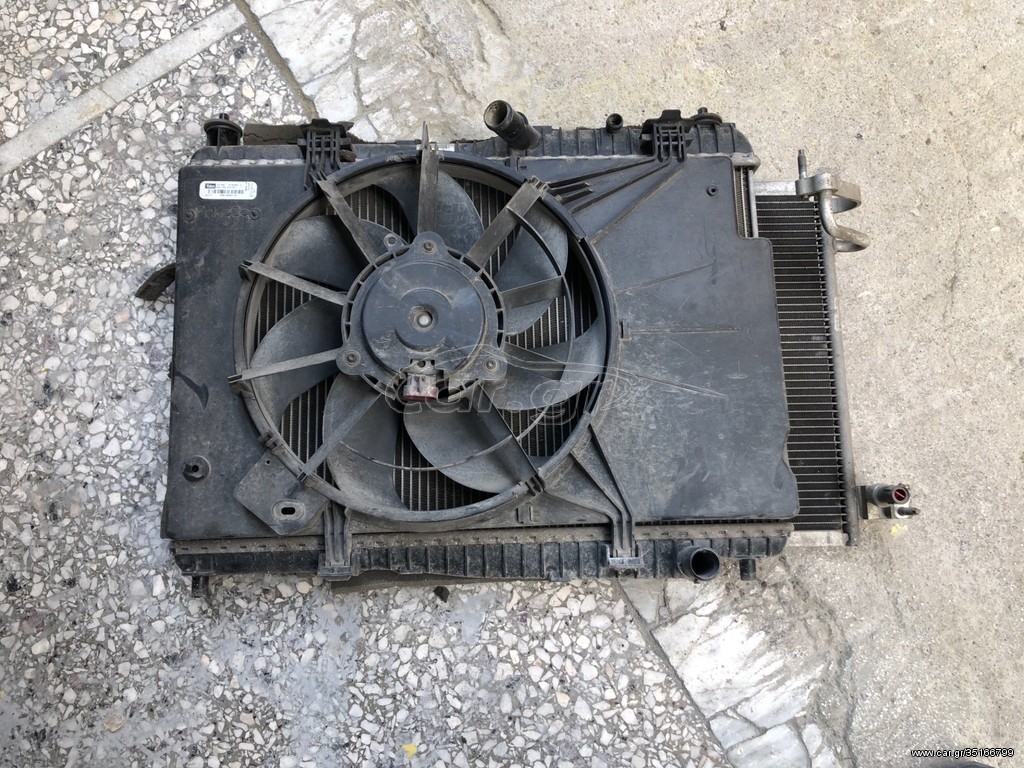 FORD FIESTA 08-13 ψυγεια κομπλε + βεντιλατερ