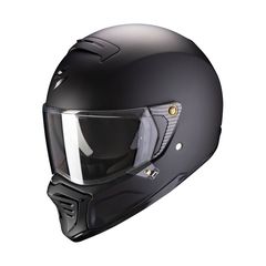 Scorpion Exo-Fighter Solid helmet matte black (Fits: > size 2XL)