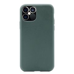 Θήκη Σιλικόνης για Apple iPhone 12 mini 5.4" ΣΚΟΥΡΟ ΠΡΑΣΙΝΟ(ΟΕΜ)