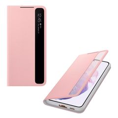 ΘΗΚΗ SAMSUNG S21 PLUS 5G G996 CLEAR VIEW COVER EF-ZG996CPEGEE PINK PACKING OR