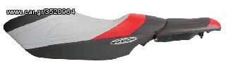 ΛΥΡΗΣ RIVA RACING BY JETTRIM ΚΑΛΥΜΜΑ ΣΕΛΑΣ YAMAHA FZS 1800 2009-2016 ΜΑΥΡΟ/ΚΟΚΚΙΝΟ/ΑΣΗΜΙ, RY5-FZS-1