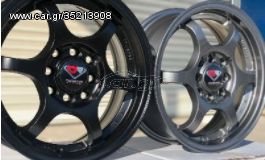 D CENTI RACING ΖΑΝΤΕΣ ΚΑΙΝΟΥΡΓΙΕΣ ΣΕΤ 6Χ14 4Χ100Κ ΕΤ38 SATIN BLACK,GUN METAL