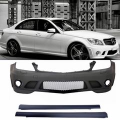 BODY KIT MERCEDES C-Class W204 (2007-2012) C63 AMG Design Without Fog Ligts