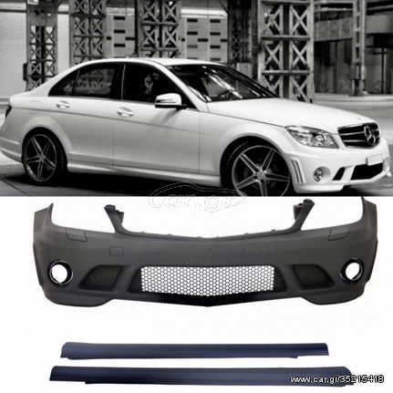 BODY KIT MERCEDES C-Class W204 (2007-2012) C63 AMG Design Without Fog Ligts
