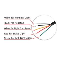  Μοτοσικλέτα  Φως Φρένων, Πίσω Φώτα Φλας LED Universal-thumb-4
