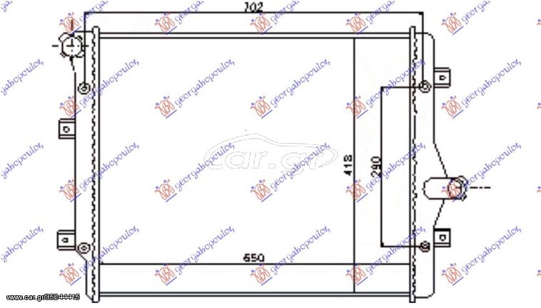 VW GOLF VI 08-13 ΨΥΓΕΙΟ 2.0 TFSi ΒΕΝΖΙΝΗ - 1.6-2.0 TDi ΠΕΤΡΕΛΑΙΟ (650x450) (BEHR ALTERNATIVE)