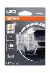 OSRAM W21W 12V 1W Ledriving Amber (7705YE-02B) 2τμχ