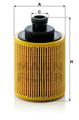 Φίλτρο λαδιού MANN-FILTER HU7127X Fiat Grande Punto 1300cc D Multijet 75ps 2005- (1565249,1651086J000,1651086J00000,16510M86J20,16510M86J20000)