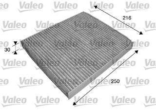 Φίλτρο, αέρας εσωτερικού χώρου VALEO 698739 Mercedes-Benz G-Class Cabrio W463 3000cc G 300 TD 177ps 1996-2000 (4638300018,6Q0819653,6Q0819653B)