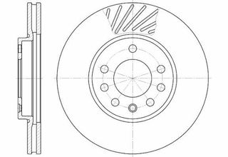 Δισκόπλακα REMSA 658410 Opel Astra G Station Wagon 2200cc DTI 125ps 2002-2004 (230514,569060,90539466,9117678,93197592)