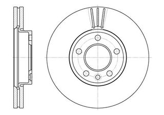 Δισκόπλακα REMSA 670810 Mercedes-Benz Sprinter Van 3000cc D 184ps 2006-2009 (230773,7H0615301D)
