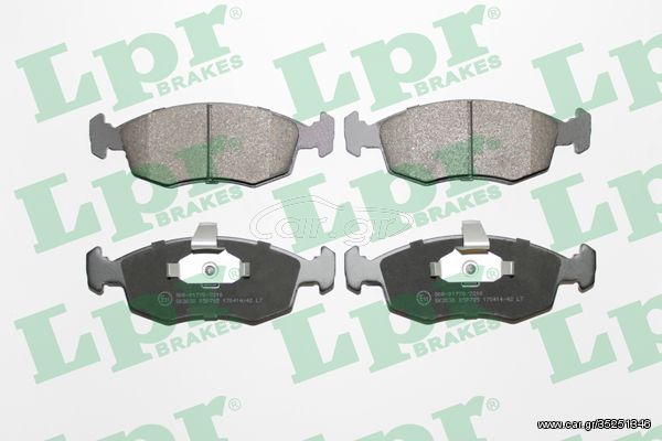 Σετ τακάκια, δισκόφρενα LPR 05P785 Fiat Strada 1200cc Trekking 82ps 2005- (71738152,77362177,77362180,9948131,9949125)