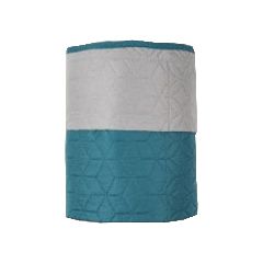 Κουβερλί ultrasonic Sam 100% microfiber emerald-grey διαστάσεων 160x220cm