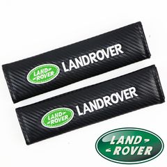 Μαξιλαράκια Ζώνης  Carbon Landrover Σετ Χρώμα Μαύρο-thumb-3