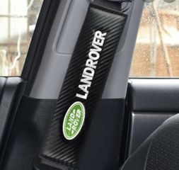 Μαξιλαράκια Ζώνης  Carbon Landrover Σετ Χρώμα Μαύρο-thumb-4