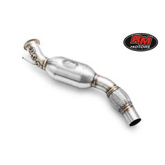 RM Motors Downpipe BMW E81, E87, E82, E88 116d, 118d, 120d, 123d N47 + SILENCER (111105S.1)