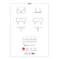 Obsessive Lolitte Bra Set with Garterbelt-thumb-3