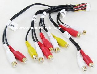 ALPINE RCA-01 ΚΑΛΩΔΙΟ CAR AUDIO ΒΥΣΜΑ 20-ΕΠΑΦΩΝ AUDIO/VIDEO IVA-D