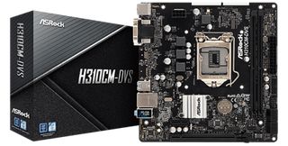 ASROCK MB H310CM-DVS, SOCKET INTEL LGA1151 8th/9th GEN, CS INTEL H310, 2 DIMM SOCKETS DDR4, DVI-D/D-SUB, LAN GIGABIT, MICRO-ATX, 2YW.