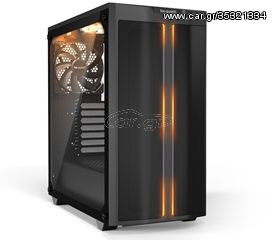 BEQUIET PC CHASSIS PURE BASE 500DX WINDOW BGW37, MIDI TOWER ATX, BLACK, ARGB LIGHTING, W/O PSU, 3X14CM PURE WINGS 2 FANS (FRONT, TOP, REAR), 3YW