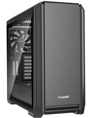 BEQUIET PC CHASSIS SILENT BASE 601 WINDOW BGW26, MIDI TOWER ATX, BLACK, W/O PSU, 1X14CM PURE WINGS 2 FAN, 1X14CM REAR PURE WINGS 2 FAN, 3YW.