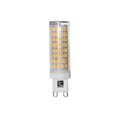 Λάμπα LED SMD κεραμική G9 6W 230V διάφανη 6200Κ ψυχρό λευκό φως ευρείας δέσμης 360°