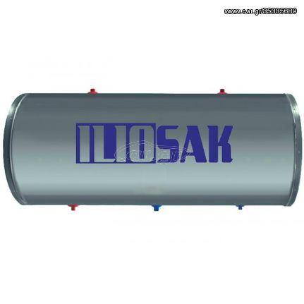 Boiler ILIOSAK Glass 120 lt διπλής ενέργειας