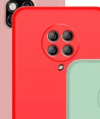 Θήκη ματ tpu σιλικονη μαλακή πίσω κάλυμμα για XIAOMI POCO X3 κοκκινο (oem)