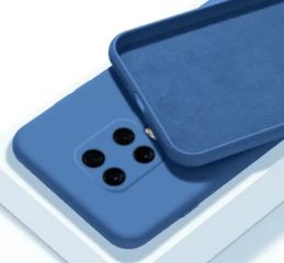 Θήκη ματ tpu σιλικονη μαλακή πίσω κάλυμμα για XIAOMI POCO X3 Μπλε Ραφ (oem)