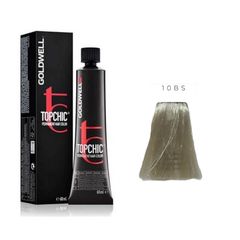 Βαφή Goldwell Topchic Permanent 10BS Ξανθό Πολύ Ανοιχτό Μπεζ Ασημί 60ml