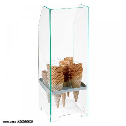 Χωνοθήκη Plexiglass Glass Look 5 θέσεων διαστάσεων 20x20x50cm