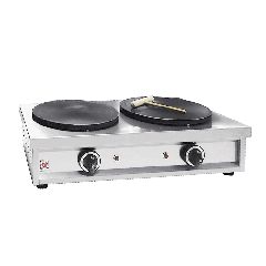 Ηλεκτρική κρεπιέρα διπλή διαστάσεων 80x43x18cm Φ35cm