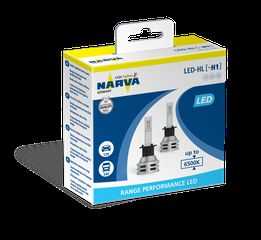 Narva Range Performance Led H1 6500K 12/24V 19W σετ 2τμχ