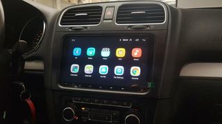 VW SKODA SEAT OEM οθόνη αφής 9'' android 10 2gb ram 32gb rom CANBUS bt mirror link usb radio χειριστήρια τιμονιού