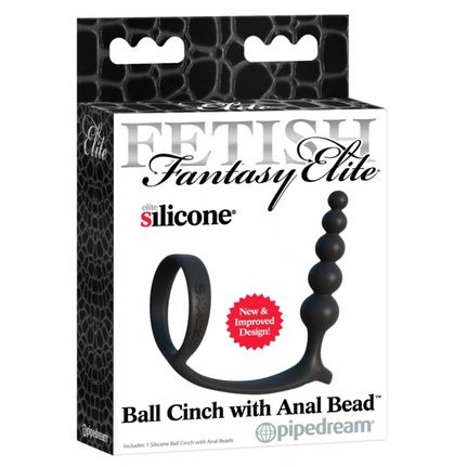 Δαχτυλίδι & Χάντρες "Ball Cinch with Anal Bead"