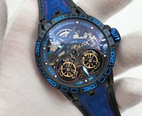 Roger Dubuis Anentador dual tourbillon carbon αντιγραφο