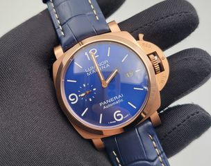 Panerai Luminor Marina blue rose gold