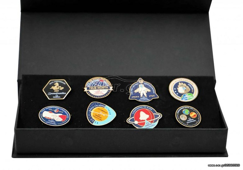  Omega Speedmaster 50th Anniversary Pins 