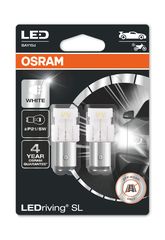 Osram P21/5W LEDriving Cool White 12V 1,7W BAY15d 6000K 7528DWP-02B