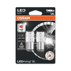 Osram P21/5W LEDriving SL Κόκκινο 12V 7528DRP-02B