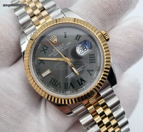 Rolex datejust wimbledon αντιγραφο replica