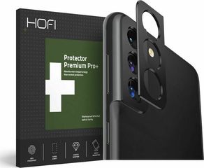 Hofi Hofi Premium Pro+ Camera Metal Styling - Μεταλλικό Προστατευτικό Κάλυμμα Κάμερας Samsung Galaxy S21 5G - Black (76827)
