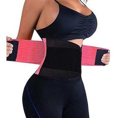 Ελαστική Ζώνη Μέσης Shapers Power Belt για Σύσφιξη & Τοπικό Αδυνάτισμα - Body Shaper Belly Trainer Ροζ - OEM